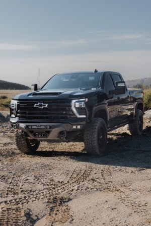 Chevrolet Silverado 2500 Front Bumper - DV8 Offroad - Spec Series - Black - `24-`26